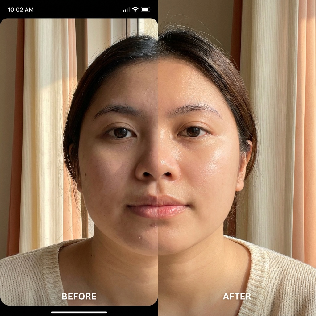 Before and after ad creative